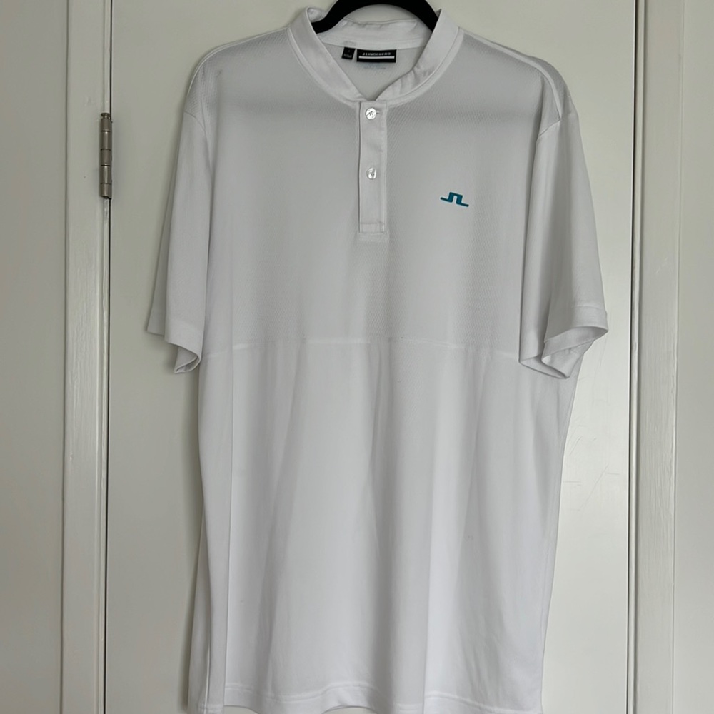 J.Lindeberg Mens Collarless Golf Shirt - Size L
